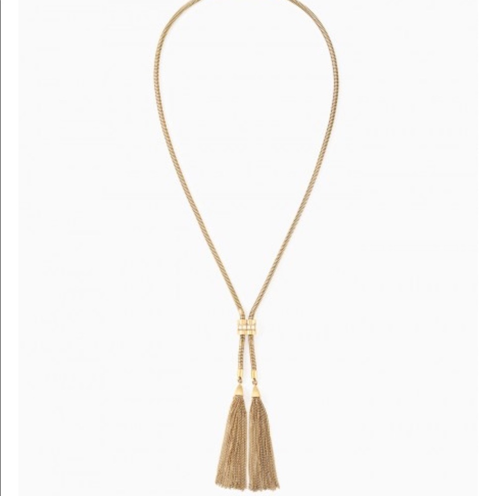 Stella & Dot Jacqueline Tassel Lariet